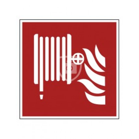 Pictogramsticker brandslanghaspel - 20 x 20 cm